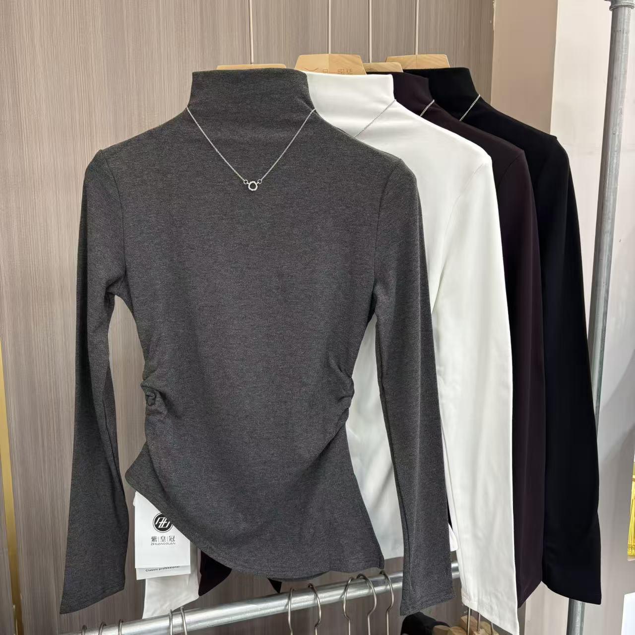 Chic Women s Velvet Long Sleeve T-Shirt, BM Style, Half High Neck, Autumn/Winter 2025 M (40-48 kg)
Chic Women s Velvet Long Sleeve T-Shirt, BM Style, Half High Neck, Autumn/Winter 2025 M (40-48 kg)