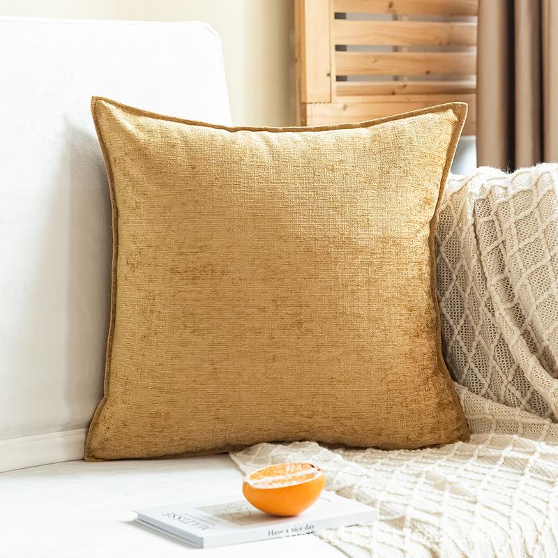 Японская однотонная подушка из шенилла, наволочка для диванной подушки в гостиной, прикроватная подушка для спины, прикроватная подушка большого размера 45x45cm
Японская однотонная подушка из шенилла, наволочка для диванной подушки в гостиной, прикроватная подушка для спины, прикроватная подушка большого размера 45x45cm