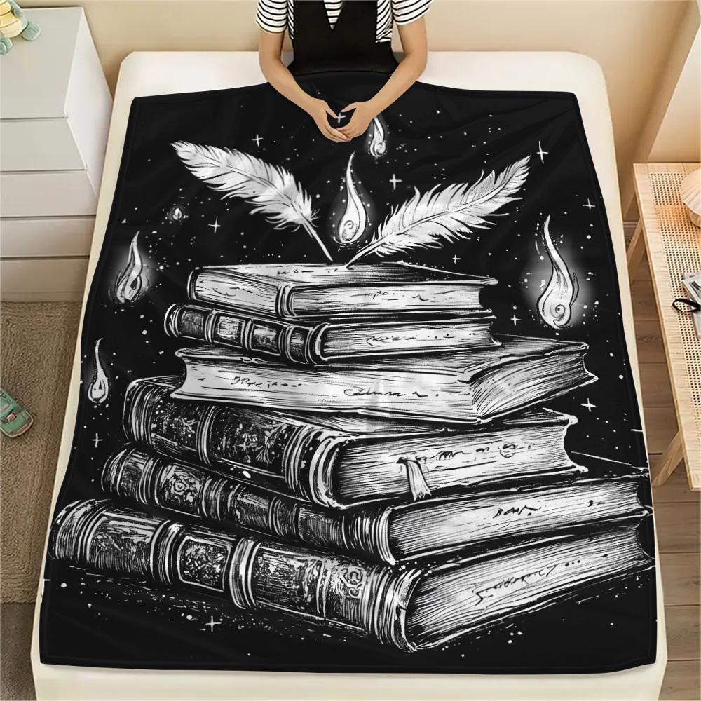 Books Print Flannel Blanket, High quality Comfortable for All Seasons, Home Decor, Warmth and Comfort 80cm x 120cm
Books Print Flannel Blanket, High quality Comfortable for All Seasons, Home Decor, Warmth and Comfort 80cm x 120cm
