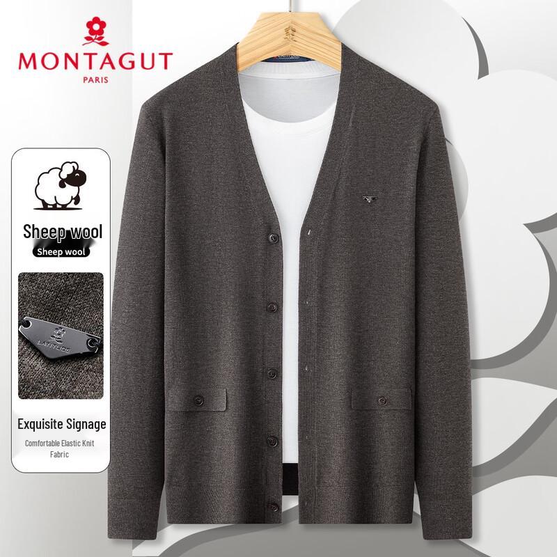 Кардиган мужской шерстяной с V-образным вырезом MONTAGUT M
Кардиган мужской шерстяной с V-образным вырезом MONTAGUT M