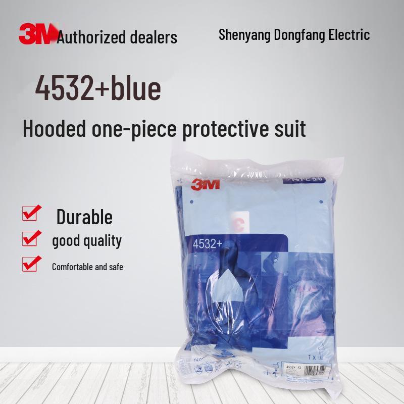 3M 4532+ Синий комбинезон с капюшоном, Тип 5/6, Антистатический и дышащий изоляционный костюм 2XL (186-194cm)
3M 4532+ Синий комбинезон с капюшоном, Тип 5/6, Антистатический и дышащий изоляционный костюм 2XL (186-194cm)