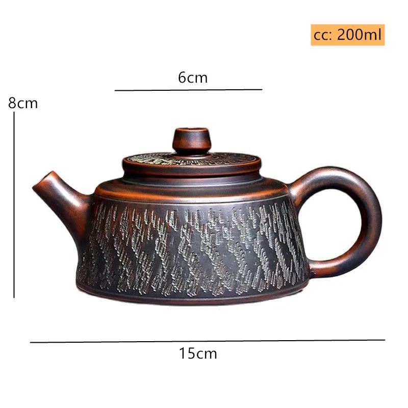200 мл Винтажный фиолетовый глиняный чайник ручной работы Qingzhou Nixing Pottery Kiln Kiln Сменный чайник китайский фильтр Красивый чайный набор подарок
200 мл Винтажный фиолетовый глиняный чайник ручной работы Qingzhou Nixing Pottery Kiln Kiln Сменный чайник китайский фильтр Красивый чайный набор подарок