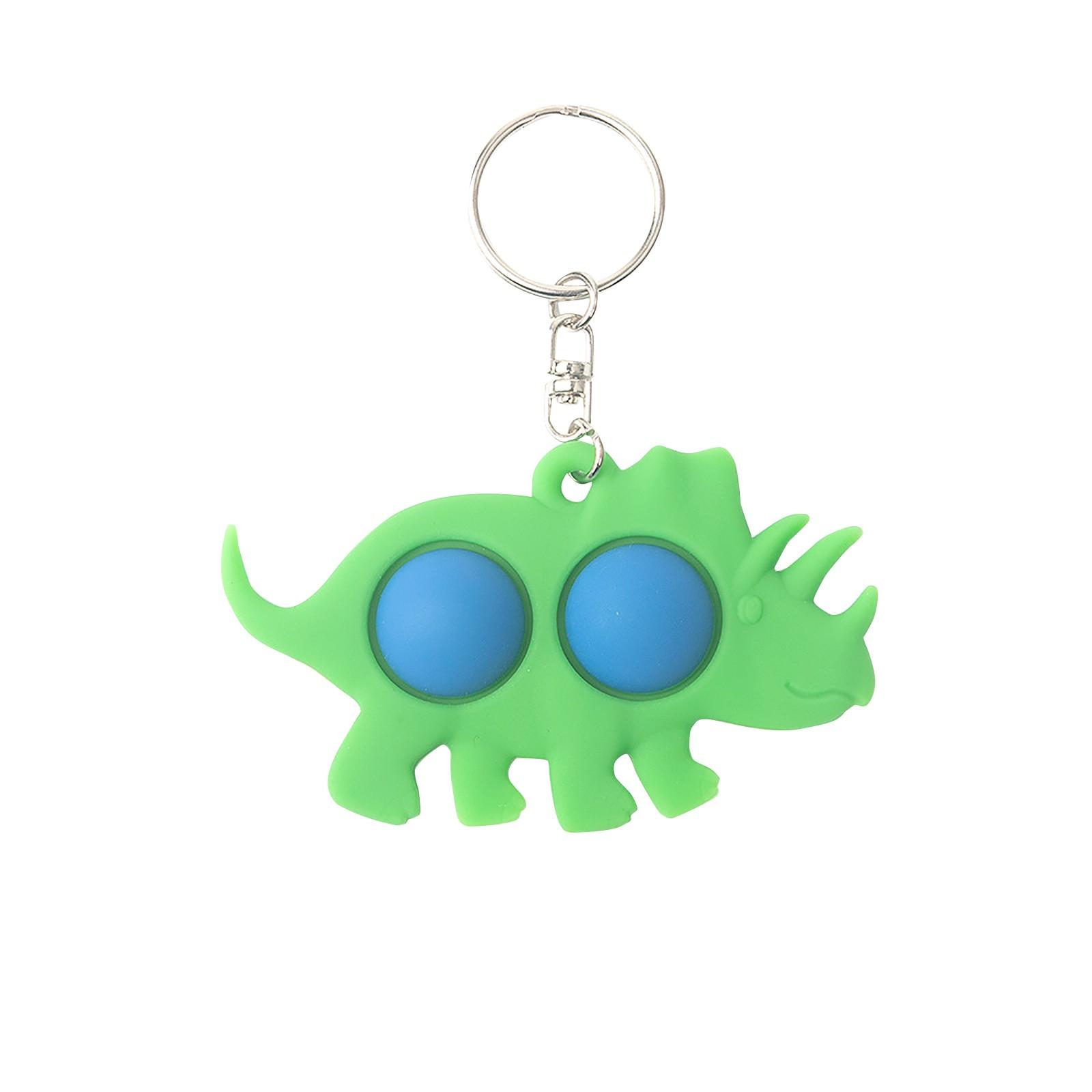 Dinosaur Shaped Silicone Pop It Keychain Toy with Double Bubble Poppers for Sensory Stress Relief and Fidgeting
Dinosaur Shaped Silicone Pop It Keychain Toy with Double Bubble Poppers for Sensory Stress Relief and Fidgeting