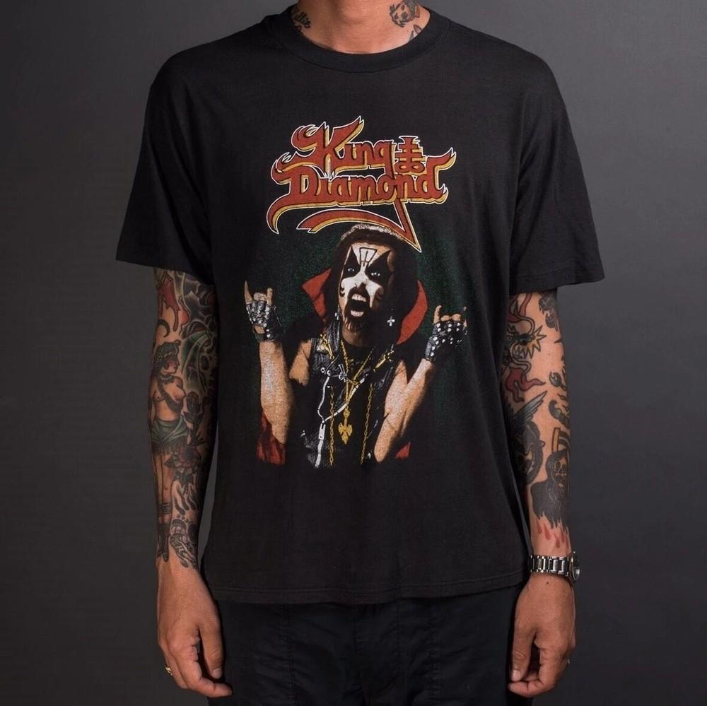 Vtg 1987 King Diamond North American Tour T-Shirt classic style Unisex S-5XL Unisex T-Shirt S
Vtg 1987 King Diamond North American Tour T-Shirt classic style Unisex S-5XL Unisex T-Shirt S