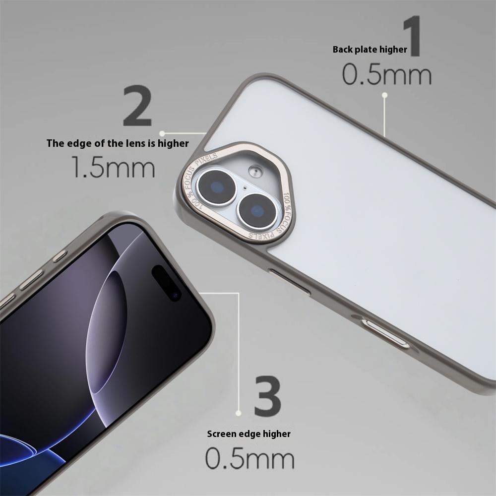 For iPhone 16 Plus Case TPU+Acrylic Clear Anti-Yellowing Phone Back Cover Antique White
For iPhone 16 Plus Case TPU+Acrylic Clear Anti-Yellowing Phone Back Cover Antique White