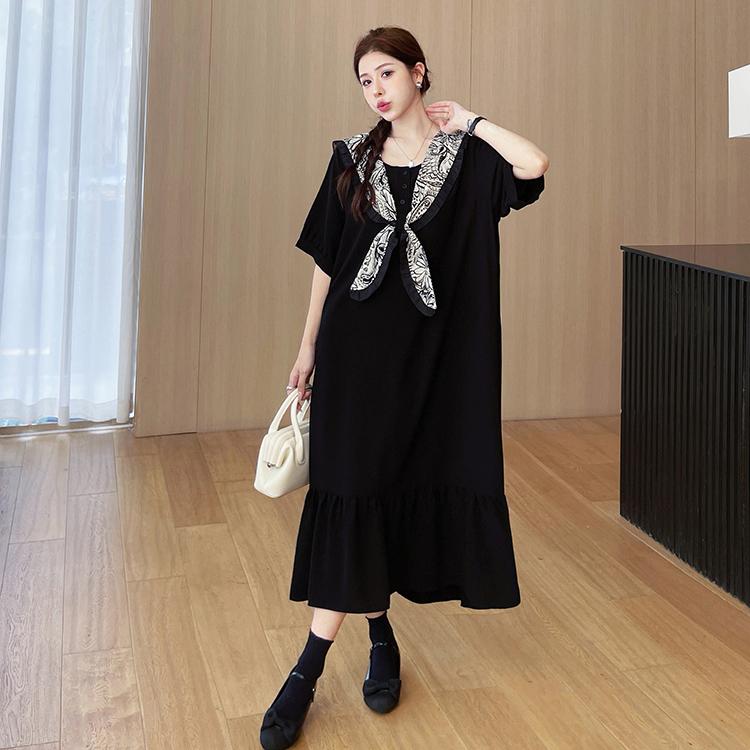 DIMANAF Summer Women Plus Size Short Sleeves Elegant Dress Loose 2025 Vintage Dress Basic Long Casual Shirt Dress 3XL чорний
DIMANAF Summer Women Plus Size Short Sleeves Elegant Dress Loose 2025 Vintage Dress Basic Long Casual Shirt Dress 3XL чорний