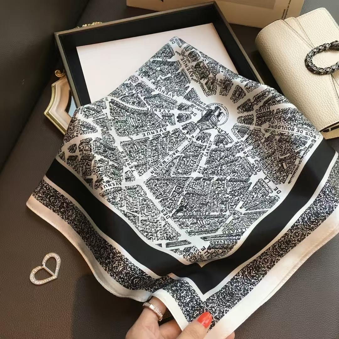 Light Blue Women S 100% Mulberry Silk Scarf Neckerchief Spring Fall New Luxury Striped Design Satin Square Silk Scarves 65*65Cm
Light Blue Women S 100% Mulberry Silk Scarf Neckerchief Spring Fall New Luxury Striped Design Satin Square Silk Scarves 65*65Cm