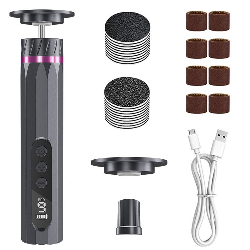 9-Speed Electric Foot File: All-in-One Manicure Tool for Cuticles, Calluses, and Keratin Removal темно-сірий
9-Speed Electric Foot File: All-in-One Manicure Tool for Cuticles, Calluses, and Keratin Removal темно-сірий