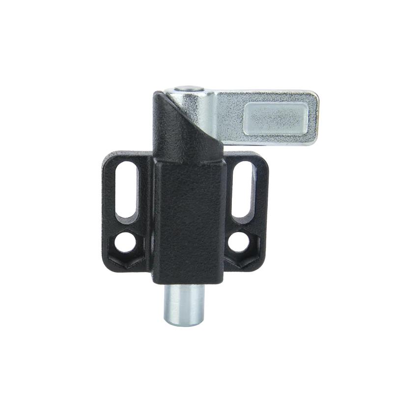 Square Cam L-Shape Action Spring Latches Carbon Steel Lock-Out With Mounting Flange Parallel To The Latch Pin Lever Indexing Plunger KST247-R-20-12
Square Cam L-Shape Action Spring Latches Carbon Steel Lock-Out With Mounting Flange Parallel To The Latch Pin Lever Indexing Plunger KST247-R-20-12