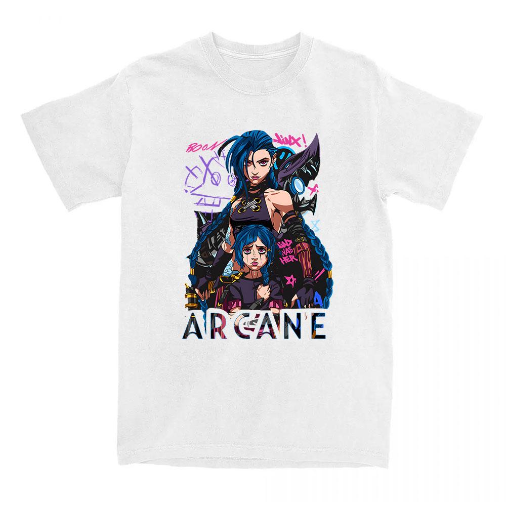 Game Jinx Arcane Tshirts Short Sleeve Summer Oneck Teeshirt Graphic Printing Clothes Hip Hop Streetwear Unisex Cotton Soft Tee S
Game Jinx Arcane Tshirts Short Sleeve Summer Oneck Teeshirt Graphic Printing Clothes Hip Hop Streetwear Unisex Cotton Soft Tee S
