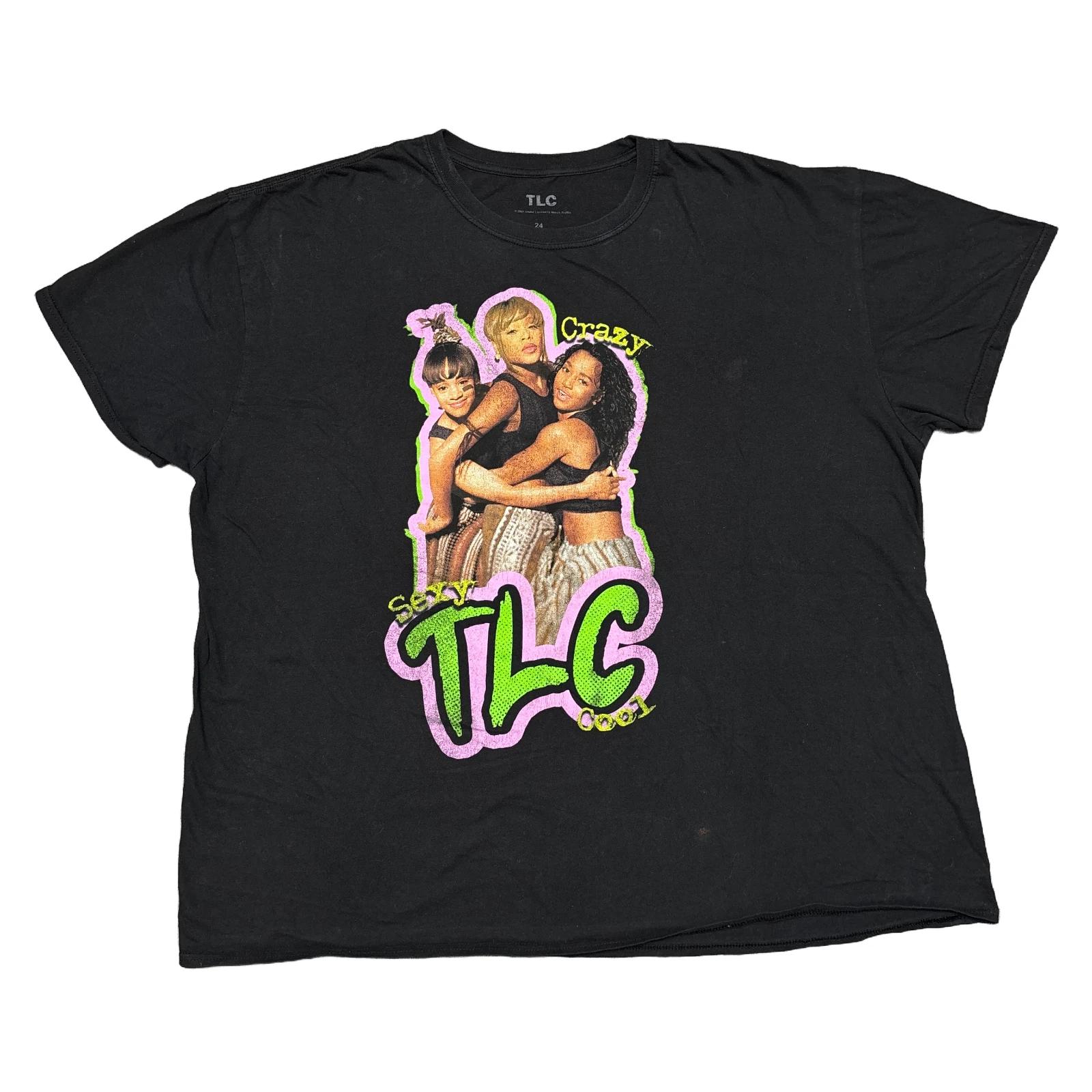 TLC Shirt Black Tour Concert Hip Hop Band Tee Rap Tee Janet Jackson Mariah Carey 4XL
TLC Shirt Black Tour Concert Hip Hop Band Tee Rap Tee Janet Jackson Mariah Carey 4XL