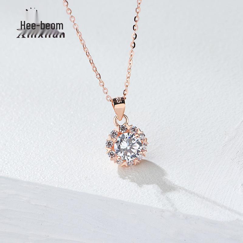 S925 Sterling Silver Sunflower Cubic Zirconia Clavicle Necklace: Women s Light Luxury Floral Design 925 Silver розового золота
S925 Sterling Silver Sunflower Cubic Zirconia Clavicle Necklace: Women s Light Luxury Floral Design 925 Silver розового золота