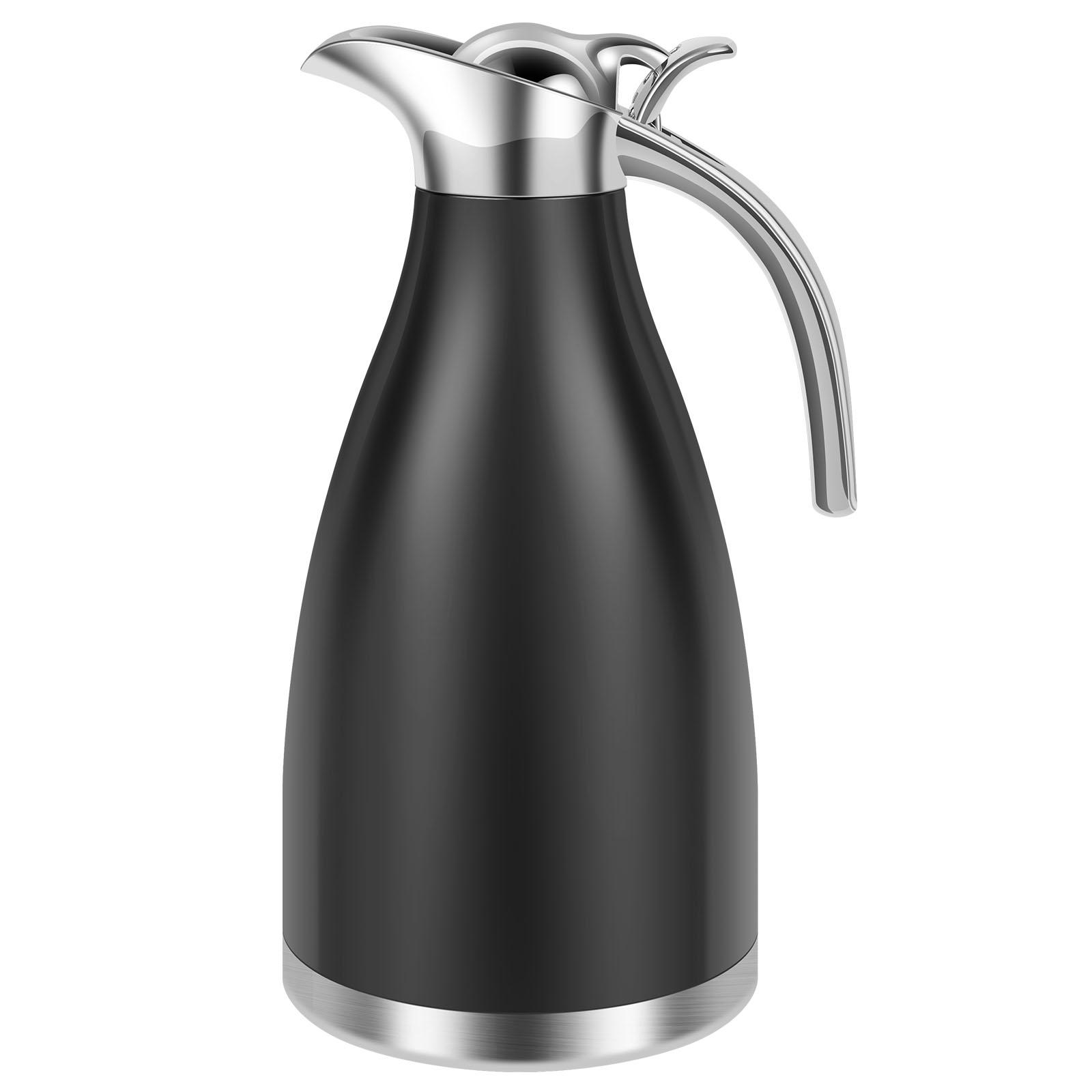 2L Thermal Pot Flask for Coffee, Hot Water, Tea, Hot Beverage Stainless Steel Dispenser with Pump Large Coffee Thermos Dispenser чорний
2L Thermal Pot Flask for Coffee, Hot Water, Tea, Hot Beverage Stainless Steel Dispenser with Pump Large Coffee Thermos Dispenser чорний