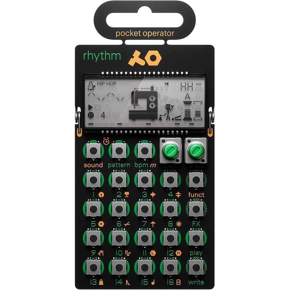 Teenage Engineering PO-12 Rhythm Pocket Operator Drum Machine Synthesizer TE010AS012
Teenage Engineering PO-12 Rhythm Pocket Operator Drum Machine Synthesizer TE010AS012