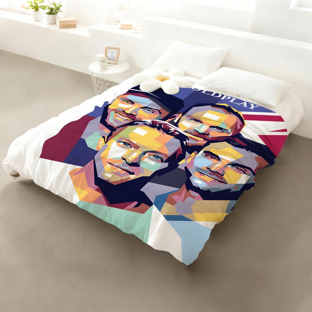 Band Coldplay Throw Flannel Throw Blanket: Soft Kid-Friendly Warm Anti-Static All Season Washable Couch Bed Home 75x90cm
Band Coldplay Throw Flannel Throw Blanket: Soft Kid-Friendly Warm Anti-Static All Season Washable Couch Bed Home 75x90cm