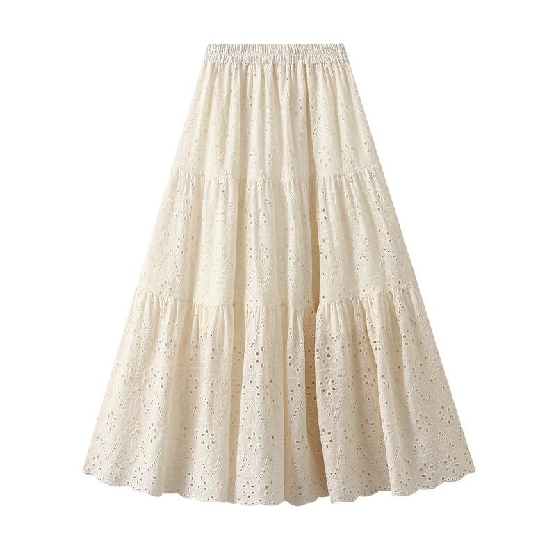 Women Summer Maxi Skirt Cute Elastic High Waist Boho Eyelet A-Line Flwoy Long Skirts Spring Lace Tiered Maxi Skirt Beach Vacation Skirts for Women One size абрикосовий
Women Summer Maxi Skirt Cute Elastic High Waist Boho Eyelet A-Line Flwoy Long Skirts Spring Lace Tiered Maxi Skirt Beach Vacation Skirts for Women One size абрикосовий