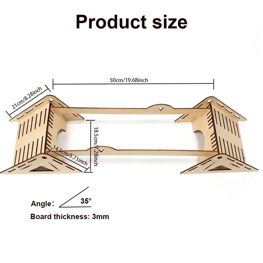 Wooden RC Crawler Obstacle Compatibility 1/18 To 1/36 Scale Adjustable Rc Car Bridge Versatile for All Skill Levels
Wooden RC Crawler Obstacle Compatibility 1/18 To 1/36 Scale Adjustable Rc Car Bridge Versatile for All Skill Levels