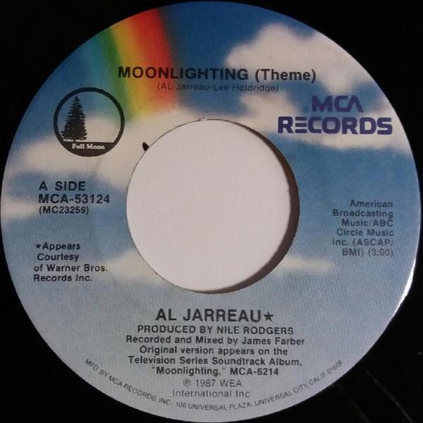 7inch Record AL JARREAU Moonlighting Theme MCA53124 MCA Records 1987 US Dance Electronica Used
7inch Record AL JARREAU Moonlighting Theme MCA53124 MCA Records 1987 US Dance Electronica Used