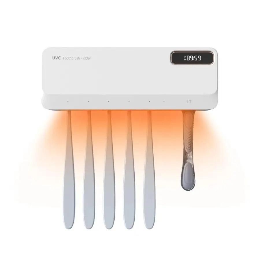 Rechargeable Wall Mounted UV Toothbrush Sterilizer Holder With Rapid Warm Air Drying And Razor Storage белый
Rechargeable Wall Mounted UV Toothbrush Sterilizer Holder With Rapid Warm Air Drying And Razor Storage белый