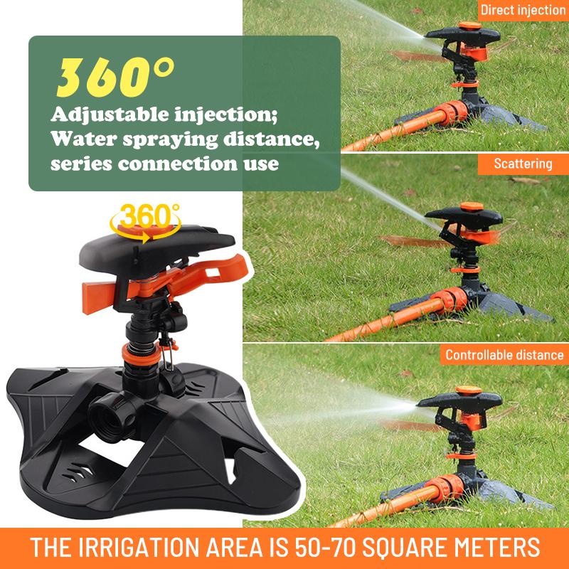 Automatic 360 Degree Garden Lawn Sprinkler Large Area Coverage Adjustable And Heavy Duty Watering System For Plant
Automatic 360 Degree Garden Lawn Sprinkler Large Area Coverage Adjustable And Heavy Duty Watering System For Plant