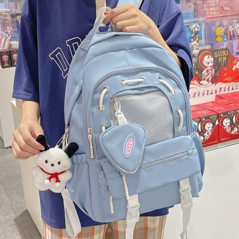 5 Colors Preppy Style Backpack Nylon Large Capacity Bag Multifunction Travel Bag Girl белый
5 Colors Preppy Style Backpack Nylon Large Capacity Bag Multifunction Travel Bag Girl белый