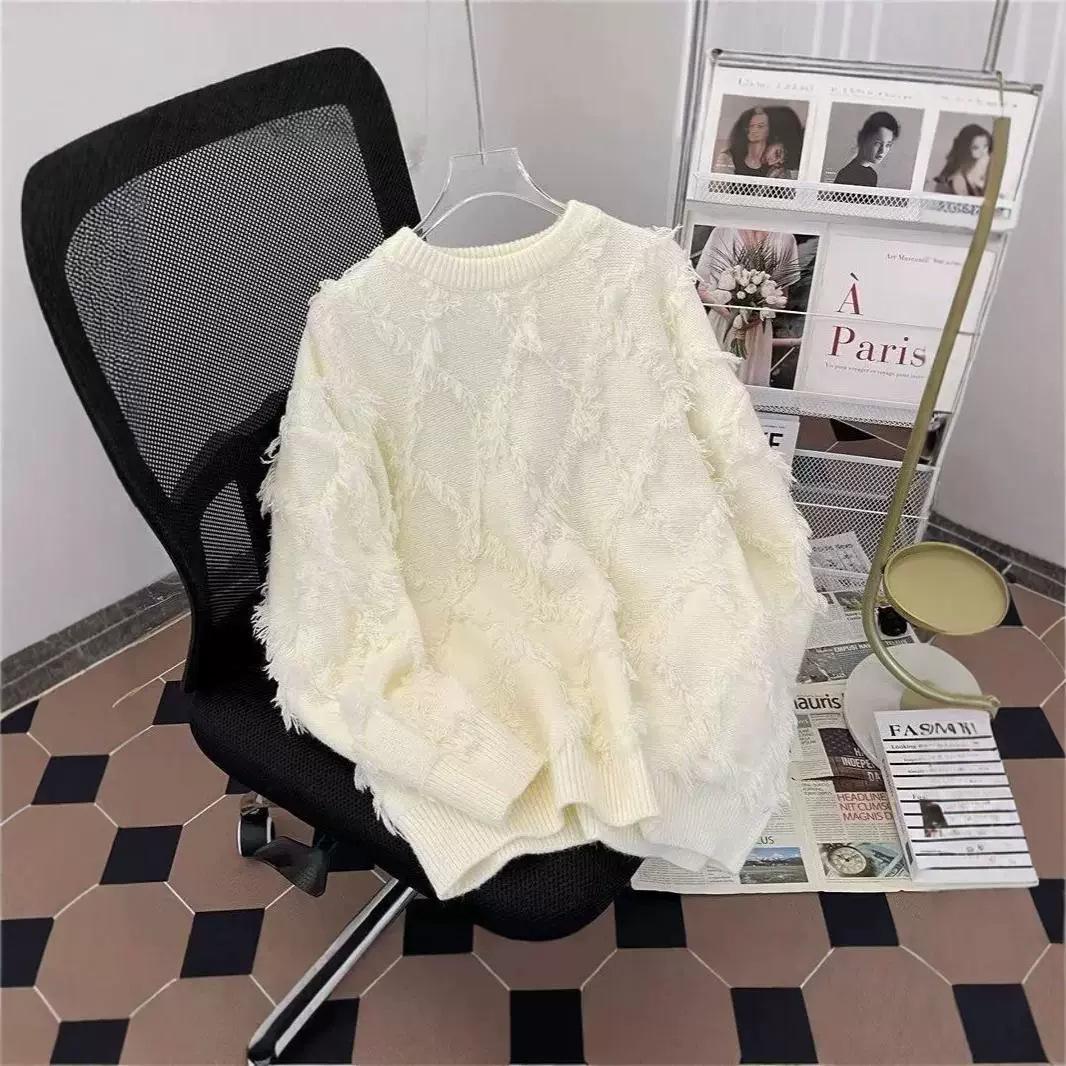 2024 Women s Solid Color Tassel Sweater - Loose, Soft Knit for Autumn/Winter Extra Large
2024 Women s Solid Color Tassel Sweater - Loose, Soft Knit for Autumn/Winter Extra Large