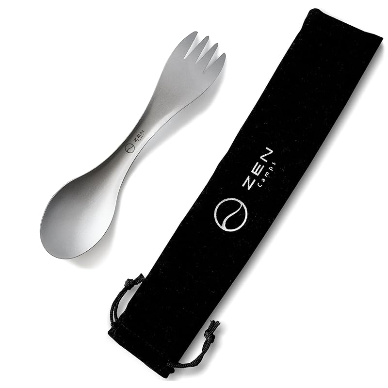 ZEN Camps titanium cutlery set chopsticks spoon fork super lightweight outdoor mountain climbing camp Comes with storage bag (Single item: spoke)
ZEN Camps titanium cutlery set chopsticks spoon fork super lightweight outdoor mountain climbing camp Comes with storage bag (Single item: spoke)