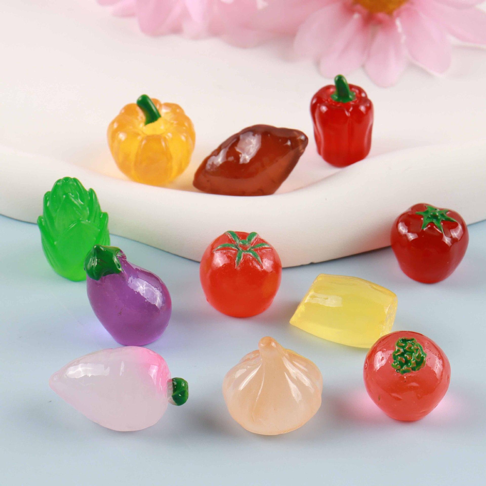 12pcs Noctilucent Resin Cute Potato Pumpkin Onion Pepper Charms Simulation Vegetable Pendants for Jewelry Making DIY Necklace
12pcs Noctilucent Resin Cute Potato Pumpkin Onion Pepper Charms Simulation Vegetable Pendants for Jewelry Making DIY Necklace