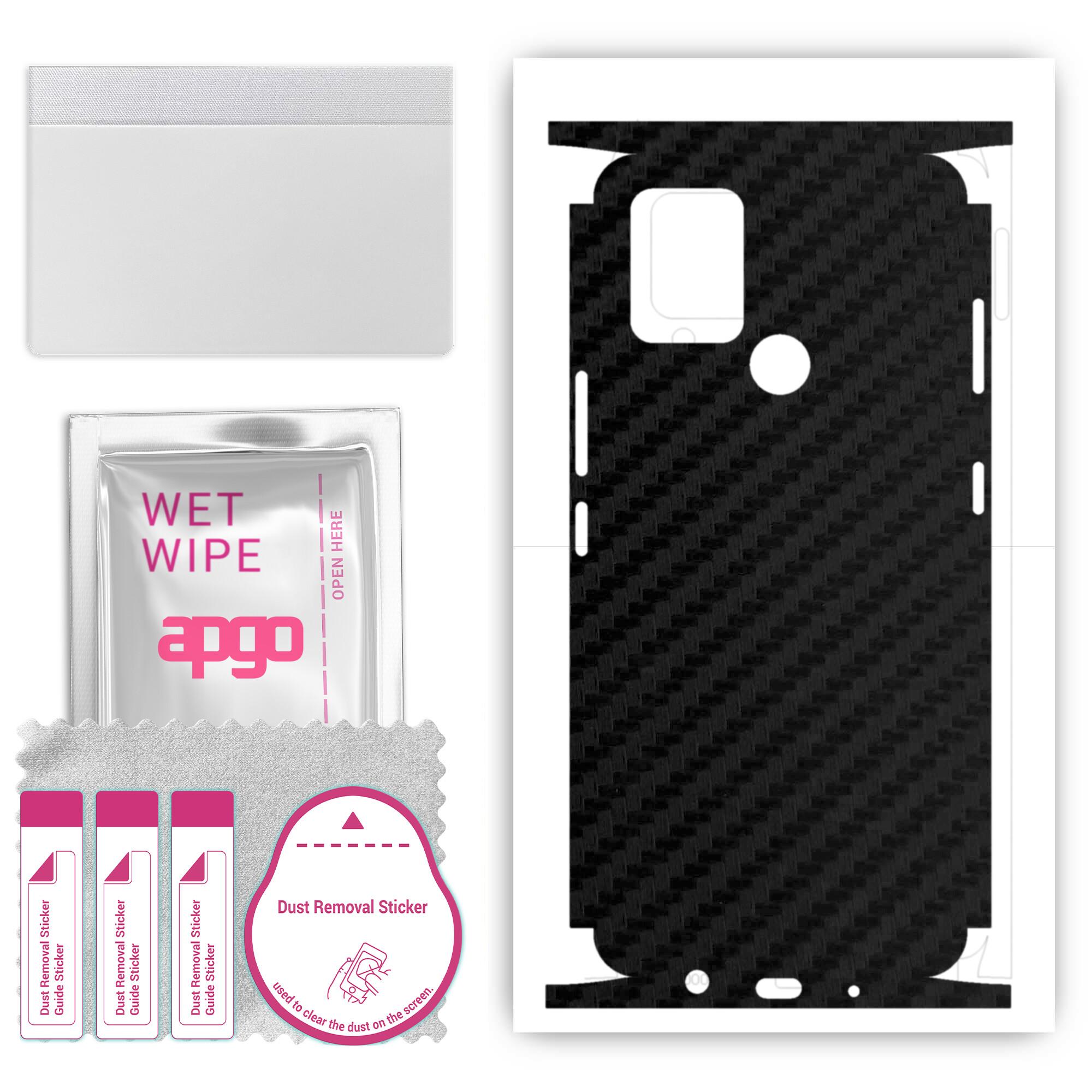 apgo Protective Skin Sticker for the back+sides compatible with Tecno Pova, Full Wrap Film, Foil, Vinyl - Pattern Carbon Black
apgo Protective Skin Sticker for the back+sides compatible with Tecno Pova, Full Wrap Film, Foil, Vinyl - Pattern Carbon Black