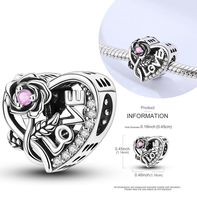 Copper Colorful Flower Charms Beads Love Heart Shape Beads Fit Original Bracelet Diy Jewelry Pendants
Copper Colorful Flower Charms Beads Love Heart Shape Beads Fit Original Bracelet Diy Jewelry Pendants