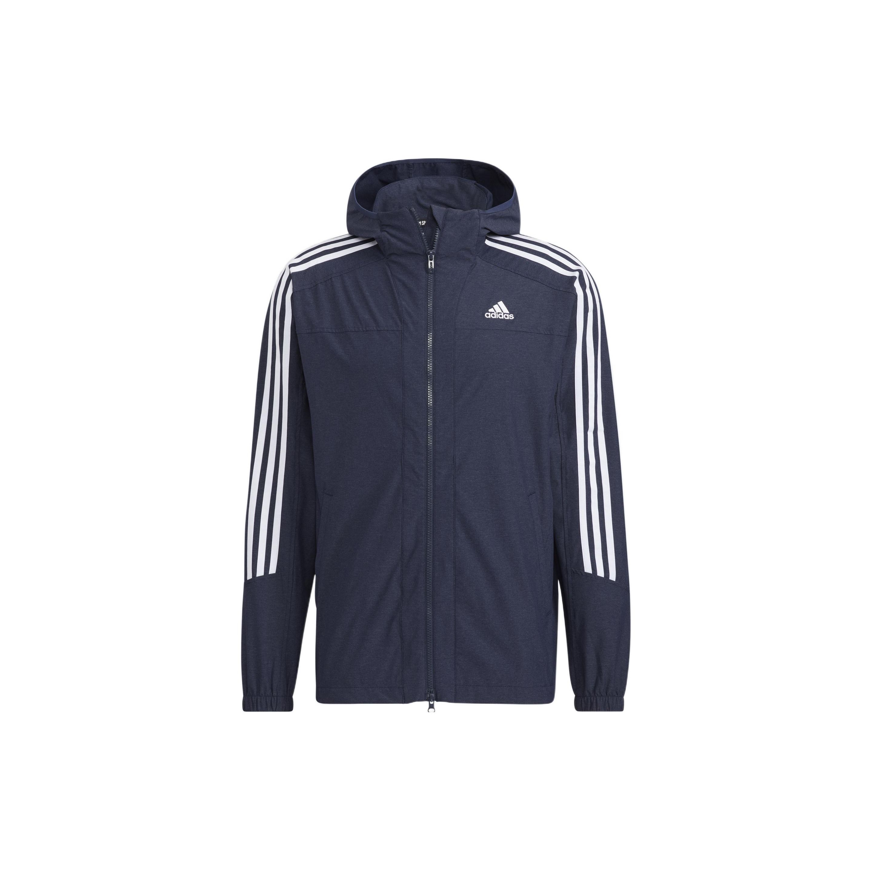 Adidas Спортивна куртка з капюшоном у контрастну смужку Чоловіча куртка Legend-Ink-Blue HC9956 M
Adidas Спортивна куртка з капюшоном у контрастну смужку Чоловіча куртка Legend-Ink-Blue HC9956 M