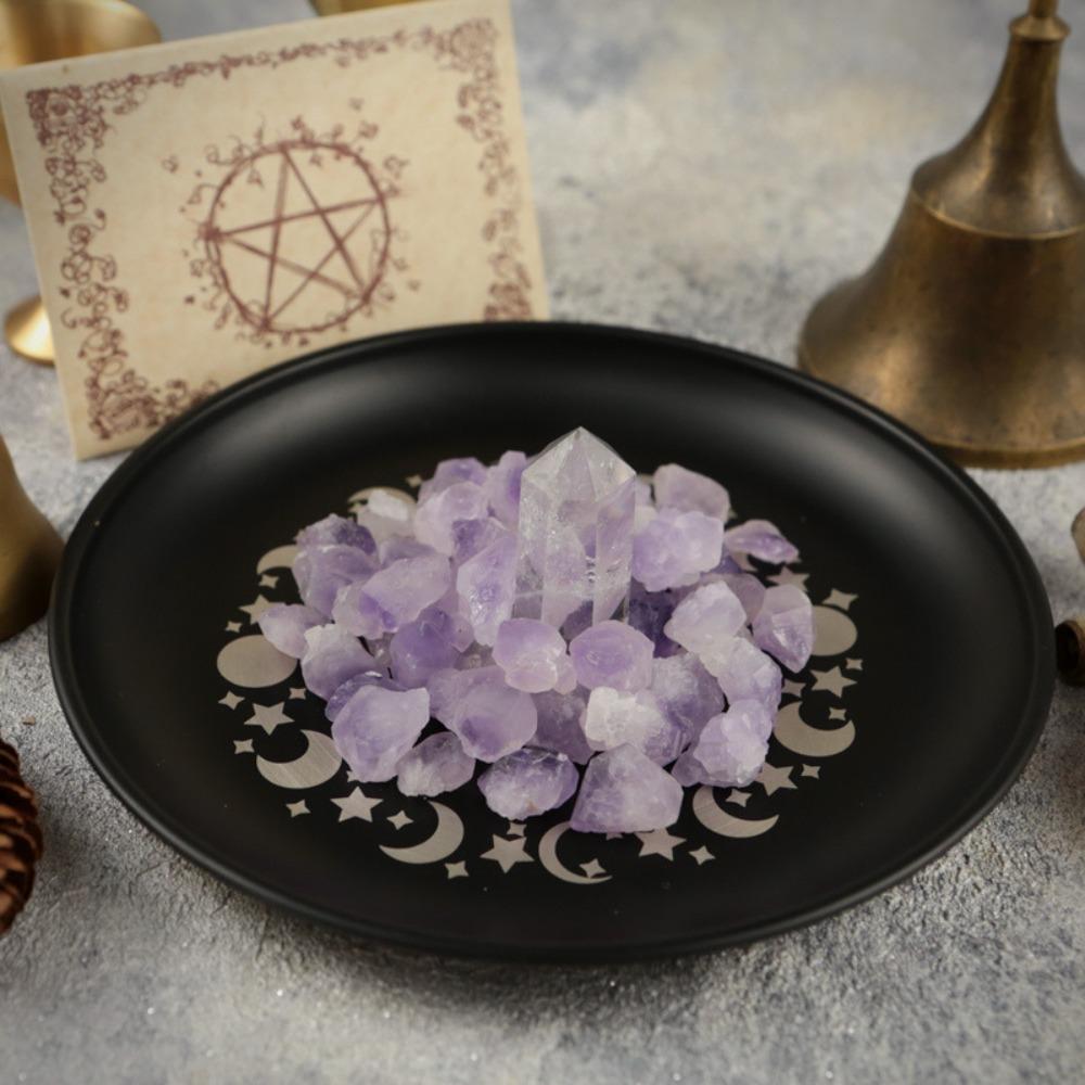 5.5 Inch Divination Tray Stainless Steel Crystal Stone Storage Tray Meditation Altar Tray Food Style E
5.5 Inch Divination Tray Stainless Steel Crystal Stone Storage Tray Meditation Altar Tray Food Style E