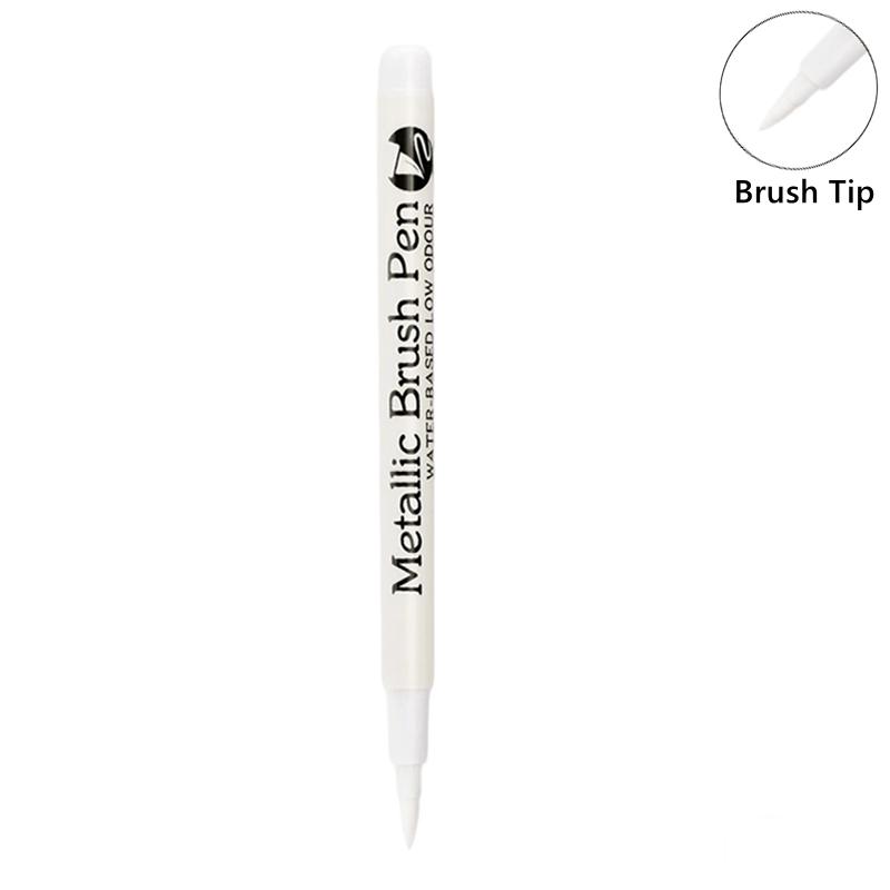 1/50pcs Soft Brush Metallic Marker Pens Gold Silver White Permanent Art Markers For Ceramics Resin Crafts Scrapbooking Painting
1/50pcs Soft Brush Metallic Marker Pens Gold Silver White Permanent Art Markers For Ceramics Resin Crafts Scrapbooking Painting