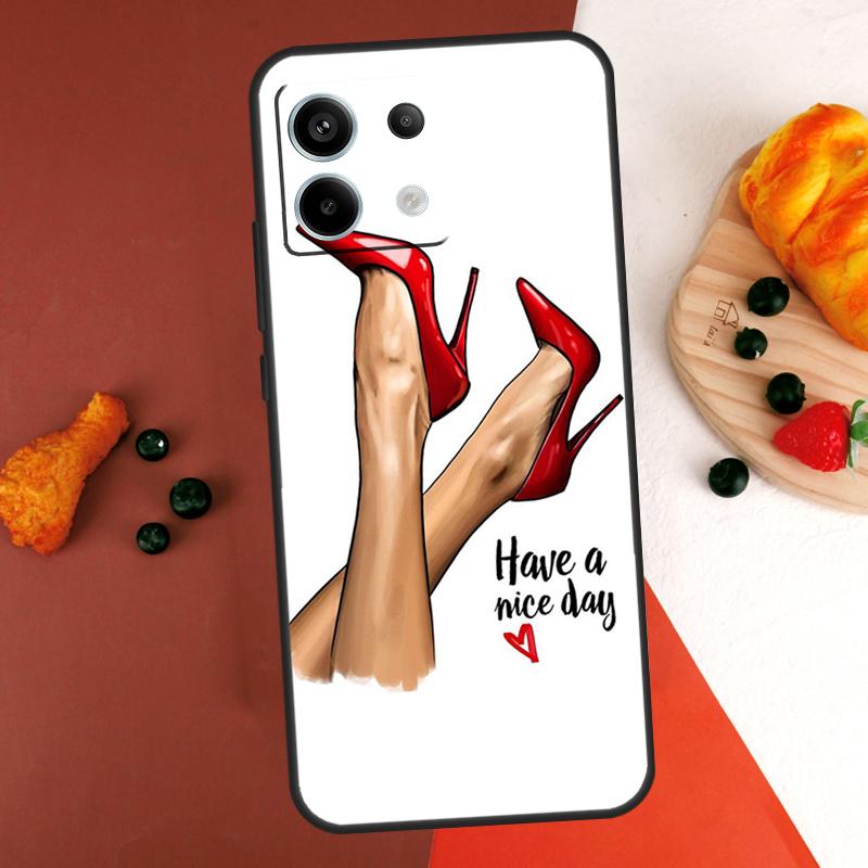Fashion High Heels Case For Xiaomi Redmi Note 14 Pro 9 10 11 12 13 Pro 10S 11S 12S Redmi 13C 10C 12C 14C Coque Redmi 12 4G
Fashion High Heels Case For Xiaomi Redmi Note 14 Pro 9 10 11 12 13 Pro 10S 11S 12S Redmi 13C 10C 12C 14C Coque Redmi 12 4G