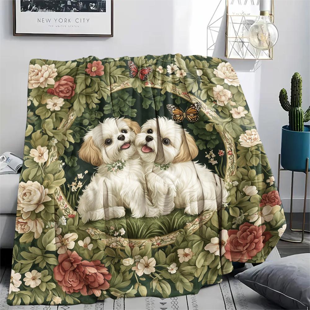 Maltese dog and grass,pattern Flannel Blanket, High quality Comfortable for All Seasons, Home Decor, Warmth and Comfort, Perfect for Gifts. 80cm x 120cm
Maltese dog and grass,pattern Flannel Blanket, High quality Comfortable for All Seasons, Home Decor, Warmth and Comfort, Perfect for Gifts. 80cm x 120cm