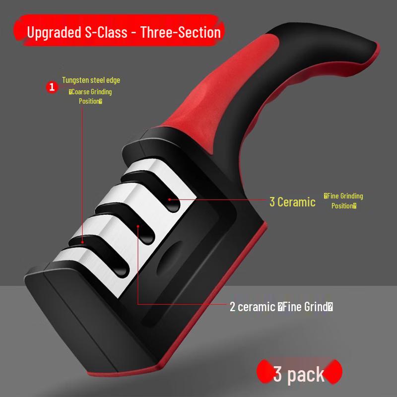 Yingtang 3-Pack 3-Stage Manual Knife Sharpener
Yingtang 3-Pack 3-Stage Manual Knife Sharpener