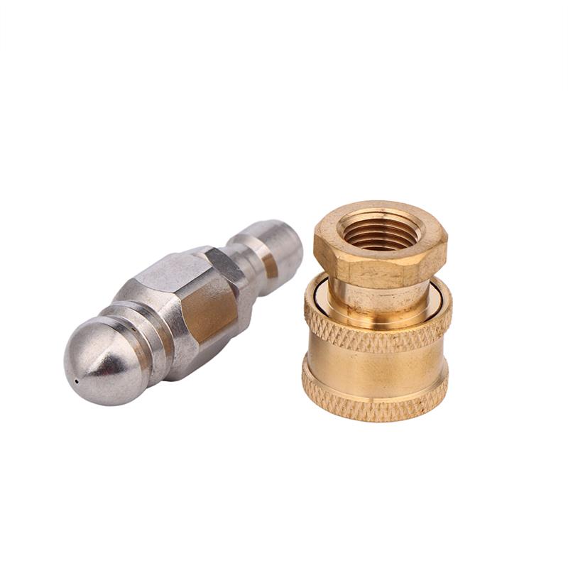 Насадка для мойки высокого давления, 1 передняя 6 задних сопел, чистящая насадка, резьба 1/4 NPT наружная 11.8мм/12мм светло-серый
Насадка для мойки высокого давления, 1 передняя 6 задних сопел, чистящая насадка, резьба 1/4 NPT наружная 11.8мм/12мм светло-серый