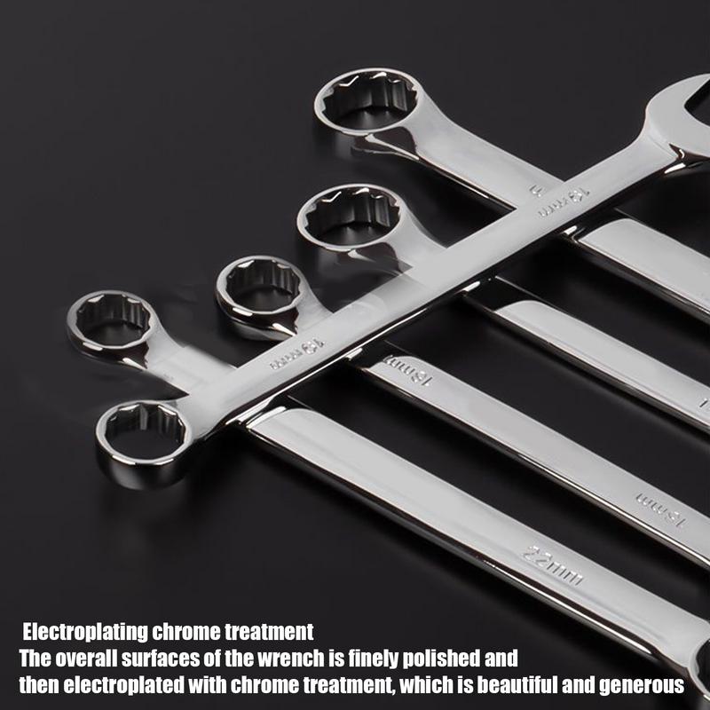 Ratchet Wrench 10 Pieces Box End Wrench Quick-Release Repair Supplies Anti-Slip Grip Rustproof Mechanic Tools For Automotive China Mainland
Ratchet Wrench 10 Pieces Box End Wrench Quick-Release Repair Supplies Anti-Slip Grip Rustproof Mechanic Tools For Automotive China Mainland