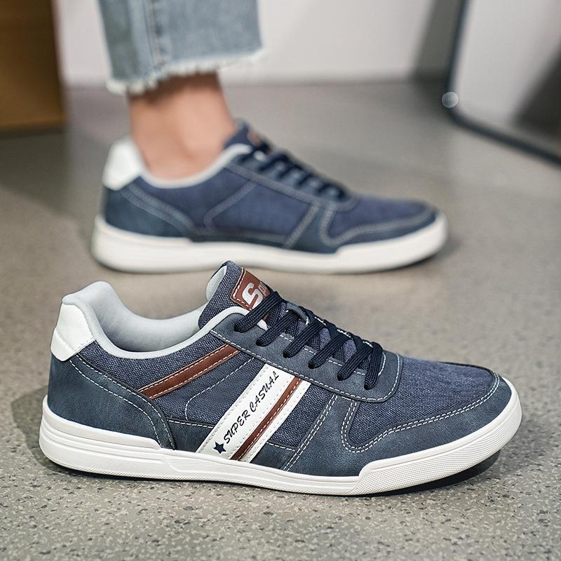 Autumn new breathable denim sports and leisure shoes low-top lace-up outdoor versatile men s board shoes 39 синій
Autumn new breathable denim sports and leisure shoes low-top lace-up outdoor versatile men s board shoes 39 синій