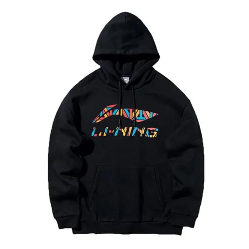 Li Ning Красочный большой логотип с принтом свободная флисовая толстовка с капюшоном унисекс толстовка черная YWDT309-1 L
Li Ning Красочный большой логотип с принтом свободная флисовая толстовка с капюшоном унисекс толстовка черная YWDT309-1 L