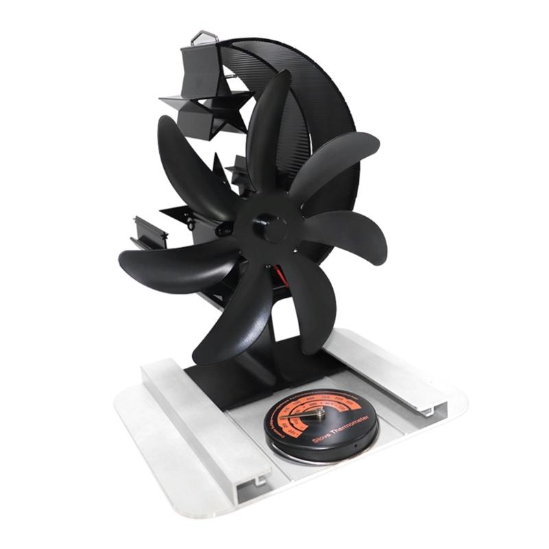 Wood Stove Fan Fireplace Fan for Wood Burning Stove Heat Powered fan Wood Stove Accessories Quiet Operation Circulating чорний
Wood Stove Fan Fireplace Fan for Wood Burning Stove Heat Powered fan Wood Stove Accessories Quiet Operation Circulating чорний