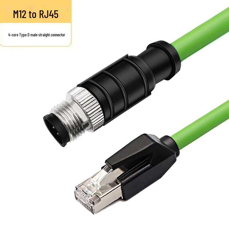 IRAYPLE M12 to RJ45 Industrial Ethernet Cable CN plug (adapter included)
IRAYPLE M12 to RJ45 Industrial Ethernet Cable CN plug (adapter included)