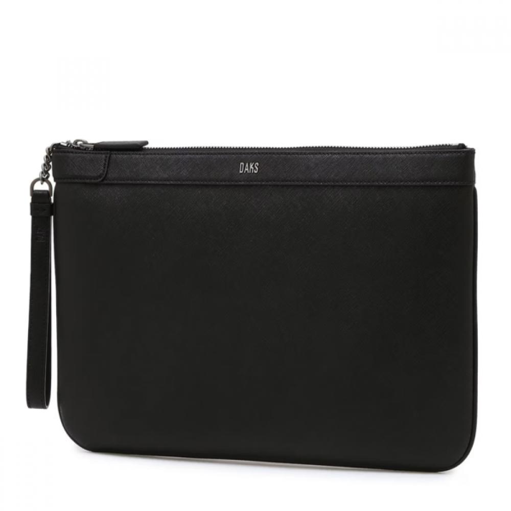 Daks Black Leather Clutch Bag With Logo Dbba6e030bk Single option
Daks Black Leather Clutch Bag With Logo Dbba6e030bk Single option