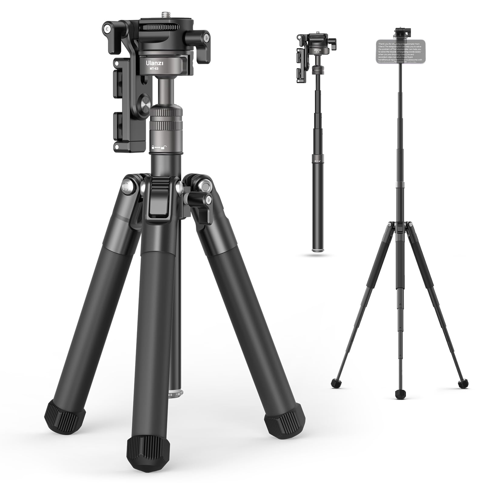 Ulanzi Travel Telescopic Travel Tripod with 145cm Flexible Ball Panoramic Aluminum Alloy 4kg Weight Compact Mini Tripod with Storage Compatible with чёрный
Ulanzi Travel Telescopic Travel Tripod with 145cm Flexible Ball Panoramic Aluminum Alloy 4kg Weight Compact Mini Tripod with Storage Compatible with чёрный