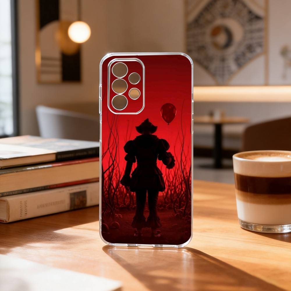 Creepy Clown silhouette with Red Balloons Phone Case For Samsung S25,S24,S21,S22,S23,S30,Ultra,S20,Plus,Fe Transparent Cover Samsung S225G
Creepy Clown silhouette with Red Balloons Phone Case For Samsung S25,S24,S21,S22,S23,S30,Ultra,S20,Plus,Fe Transparent Cover Samsung S225G