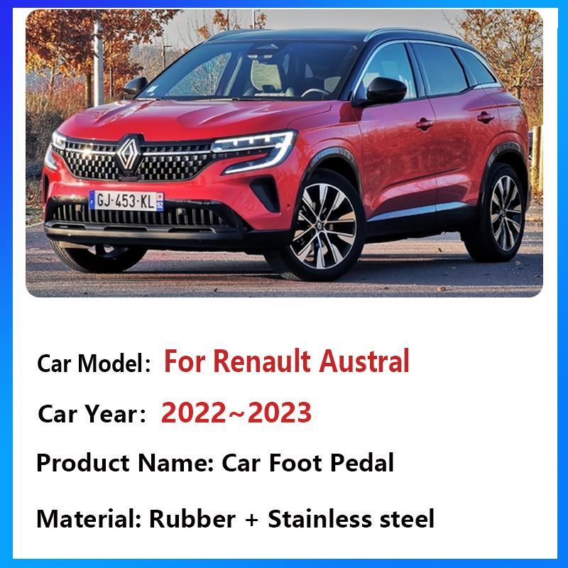 Car Foot Pedals Pad For Renault Austral Accessories 2022 2023 2024 Non-slip Rubber Restfoot Stainless Protection Stickers AT MT
Car Foot Pedals Pad For Renault Austral Accessories 2022 2023 2024 Non-slip Rubber Restfoot Stainless Protection Stickers AT MT