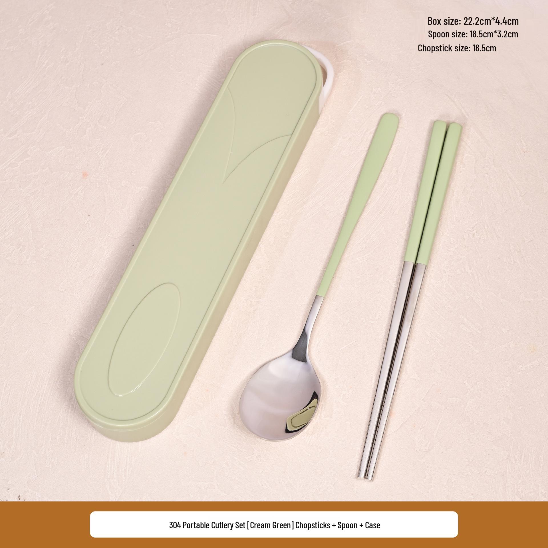 Portable 304 Stainless Steel Antibacterial Chopsticks & Spoon Set for Students & Children with Storage Box
Portable 304 Stainless Steel Antibacterial Chopsticks & Spoon Set for Students & Children with Storage Box
