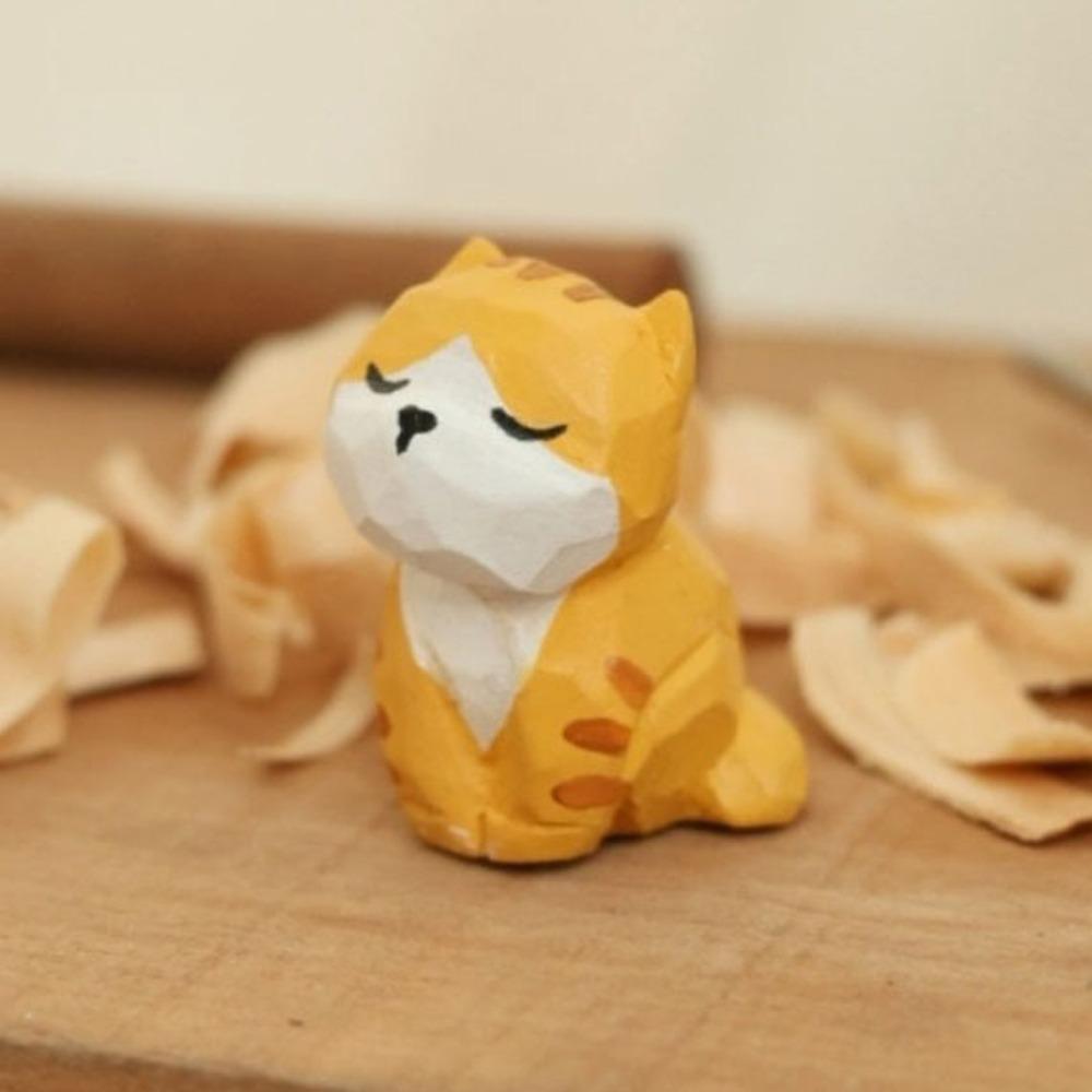 Wooden Animals Ornament Dog Small Rabbit Model Small Gifts Carving Cat Ornament Desk Decor
Wooden Animals Ornament Dog Small Rabbit Model Small Gifts Carving Cat Ornament Desk Decor