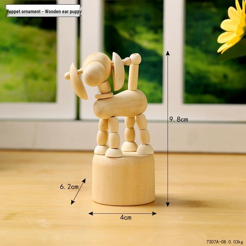Handmade Wooden Articulated Puppet Ornament - DIY Craft Gift for Desktop Decoration
Handmade Wooden Articulated Puppet Ornament - DIY Craft Gift for Desktop Decoration
