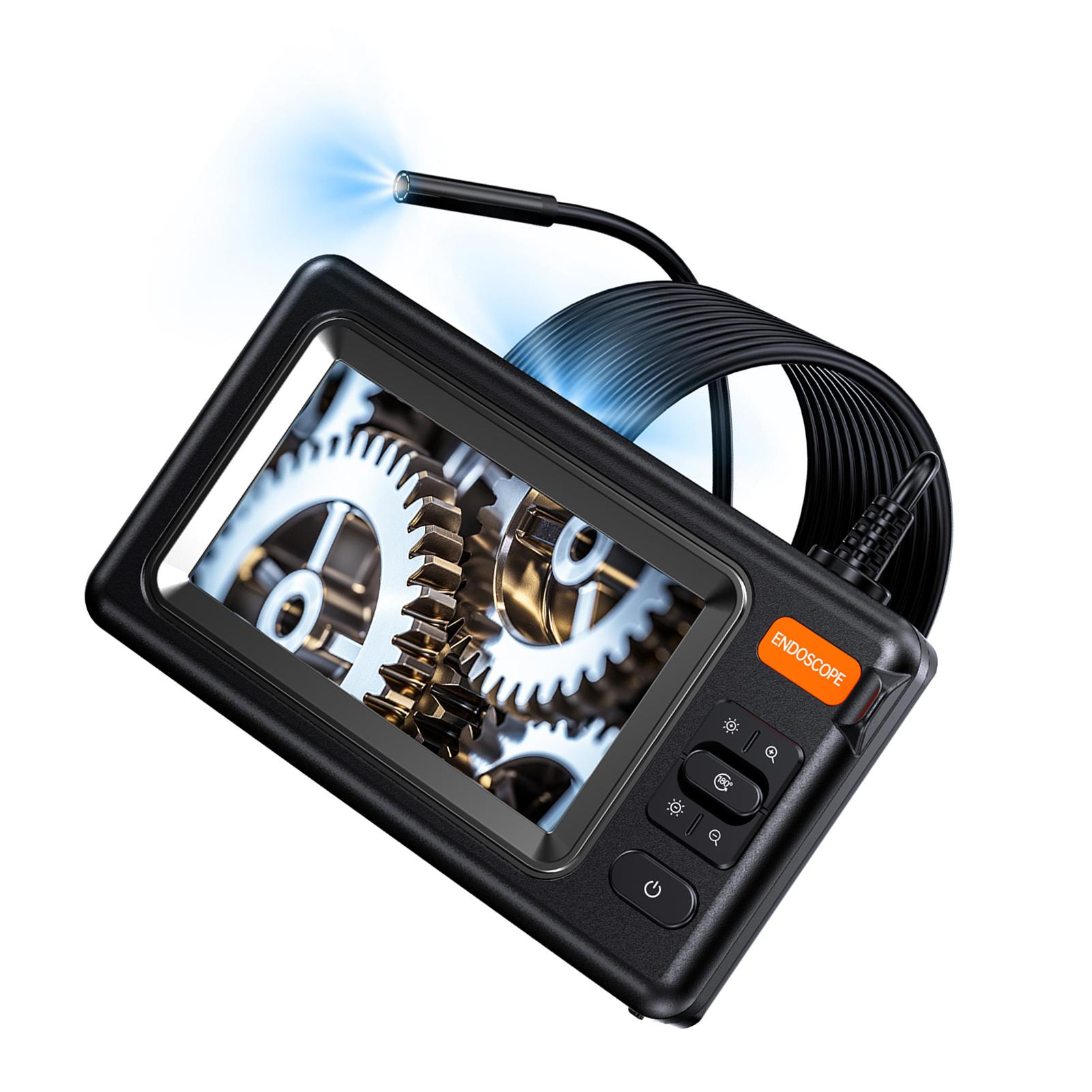 Industrial 1080P Sewer Inspection Camera with 6 LED Lights 4.3 Inch HD Screen Real-time Monitor Endoscope Pipe Camera 5M Semi- Cable IP67 Wat
Industrial 1080P Sewer Inspection Camera with 6 LED Lights 4.3 Inch HD Screen Real-time Monitor Endoscope Pipe Camera 5M Semi- Cable IP67 Wat